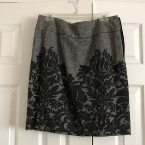 Wool blend skirt